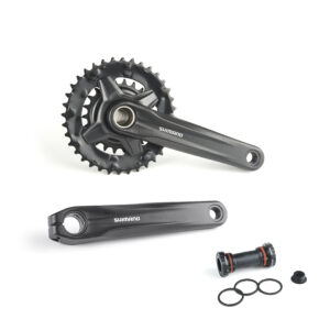 Juego de Bielas Shimano Altus FC-MT210-2 36/22T | Biplato 9 Velocidades con Centro