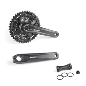 Juego de Bielas Shimano Altus FC-MT210-3 40/30/22T | Triplato 9 Velocidades con Centro