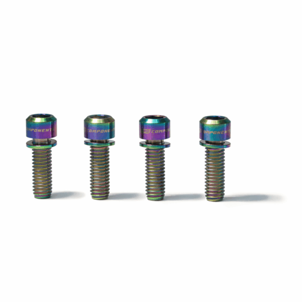 Kit Tornillos de Titanio para Sujeción de Mordazas MTB | Discos 160/160 mm