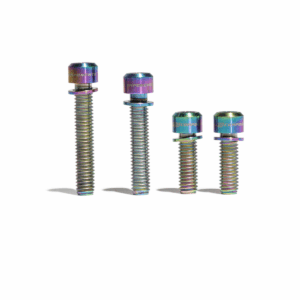 Kit Tornillos de Titanio para Sujeción de Mordazas MTB | Discos 180/160 mm
