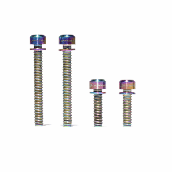 Kit Tornillos de Titanio para Sujeción de Mordazas Ruta/Gravel | Discos 160/140 mm