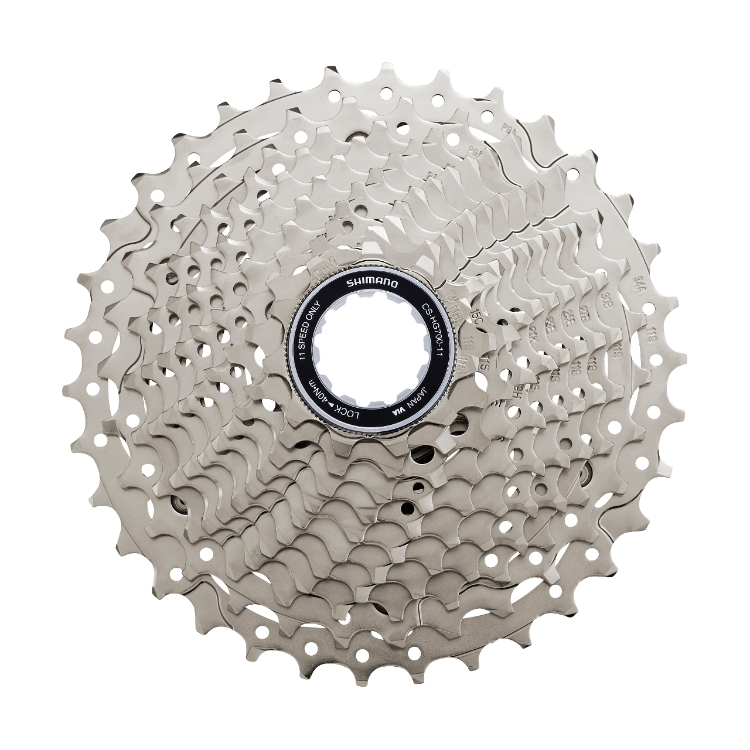 Pacha cassette Shimano 105 CS-HG700 11 Velocidades 11-34T para bicicleta de ruta y gravel