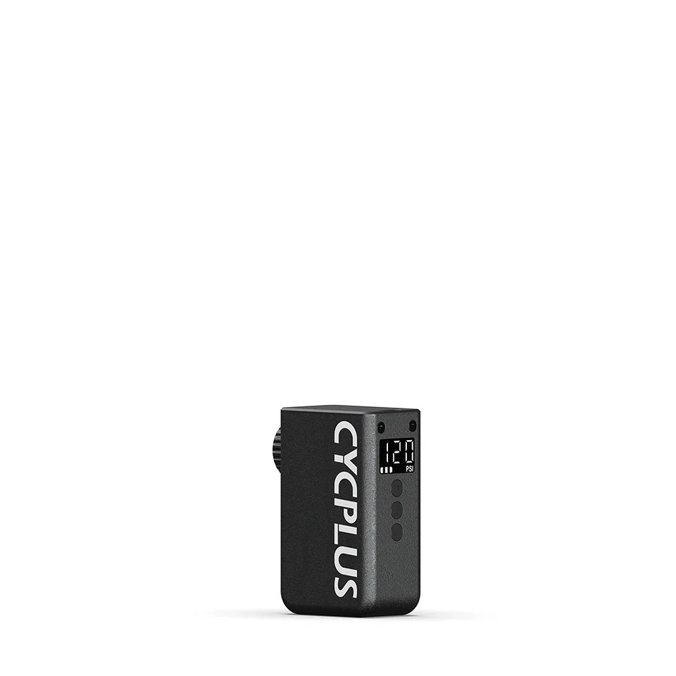 Minicompresor inflador electrico Cycplus AS2 Pro portatil para bicicleta con pantalla LED 120 PSI